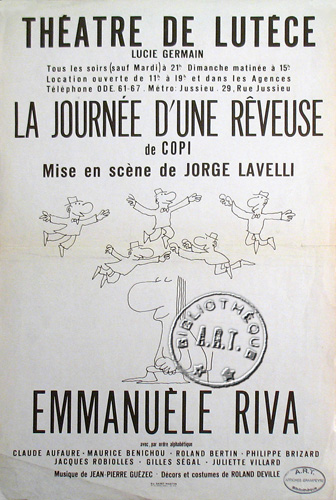 l'affiche originale: La Journée d'une rêveuse