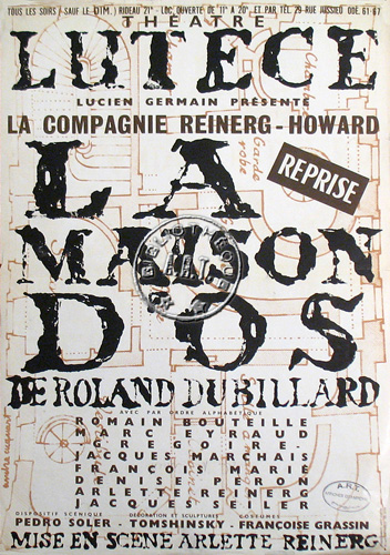 l'affiche originale: Maison d'os