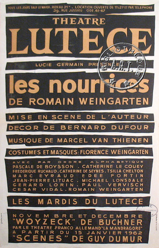 l'affiche originale: Les Nourrices