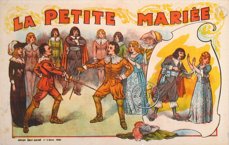 l'affiche originale: La Petite mariée