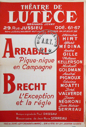 l'affiche originale: Pique-nique en campagne