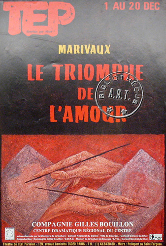 l'affiche originale: Le Triomphe de l'amour