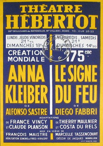 l'affiche originale: Anna Kleiber
