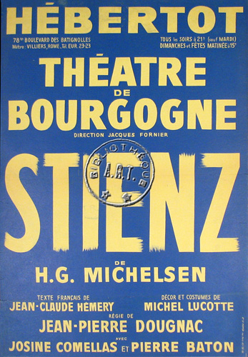 l'affiche originale: Stienz