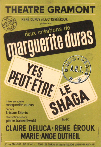 l'affiche originale: Le Shaga