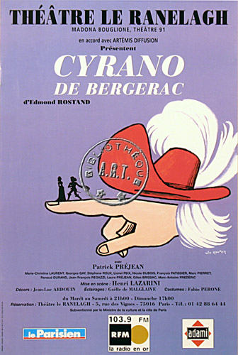l'affiche originale: Cyrano de Bergerac