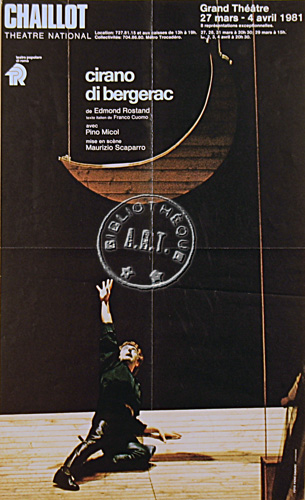 l'affiche originale: Cyrano de Bergerac