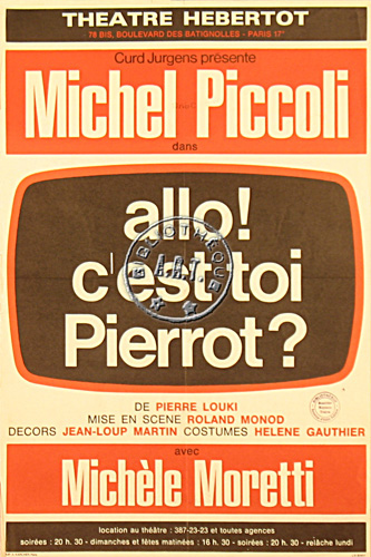 l'affiche originale: Allo ! C'est toi Pierrot ?