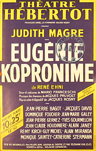 l'affiche originale: Eugénie Kopronime