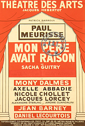 l'affiche originale: Mon père avait raison