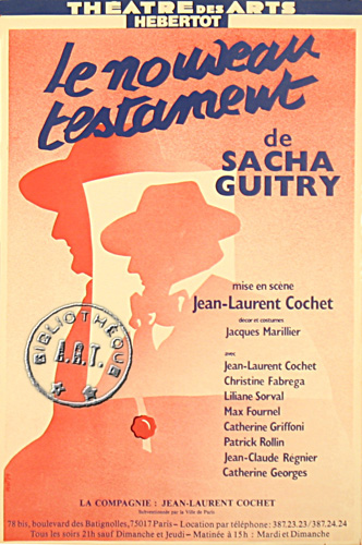 l'affiche originale: Le Nouveau testament