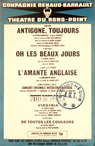 l'affiche originale: L'Amante anglaise