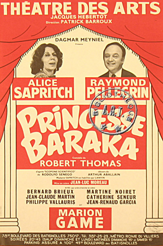 l'affiche originale: Princesse Baraka