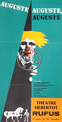 l'affiche originale: Auguste, Auguste, Auguste