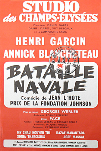 l'affiche originale: Bataille navale