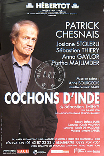 l'affiche originale: Cochons d'Inde