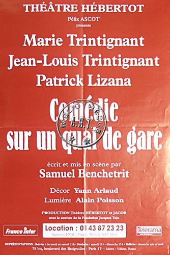 l'affiche originale: Comédie sur un quai de gare