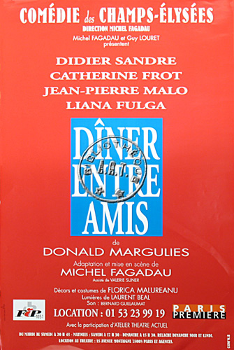 l'affiche originale: Dîner entre amis