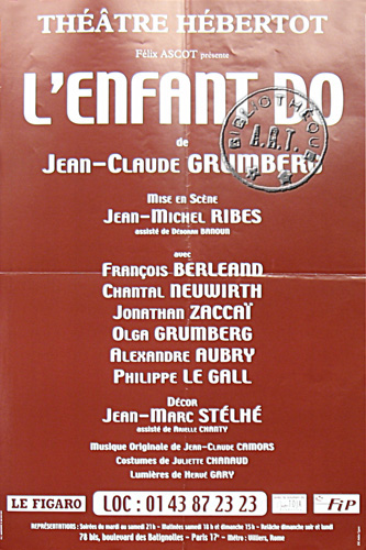 l'affiche originale: L'Enfant Do