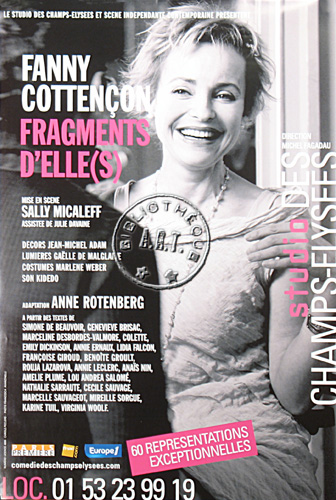 l'affiche originale: Fragments d'elle(s)