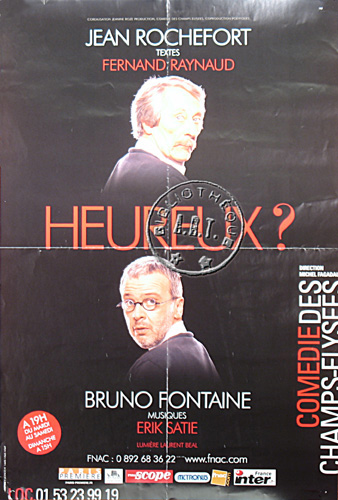 l'affiche originale: Heureux ?