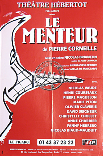 l'affiche originale: Le Menteur