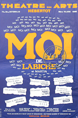 l'affiche originale: Moi