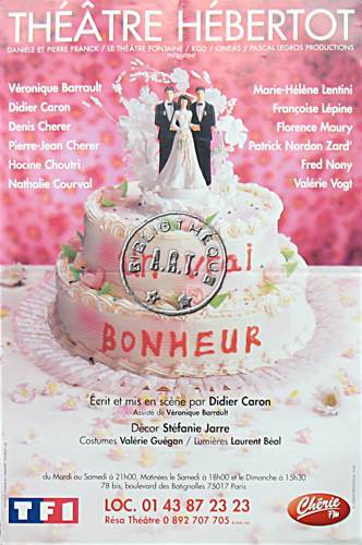 l'affiche originale: Un vrai bonheur