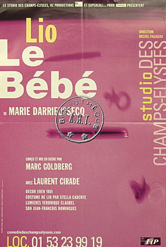 l'affiche originale: Le Bébé