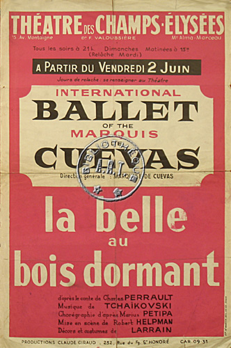 l'affiche originale: La Belle au bois dormant 