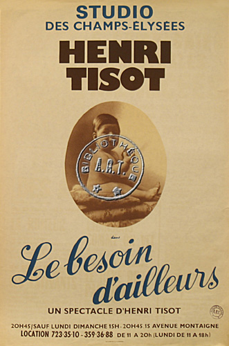 l'affiche originale: Le Besoin d'ailleurs