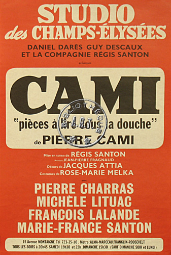 l'affiche originale: Pièces à lire sous la douche