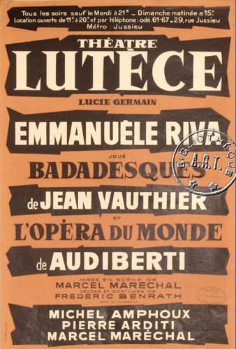 l'affiche originale: Badadesques