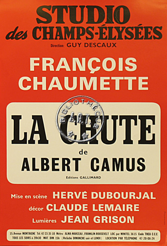 l'affiche originale: La Chute