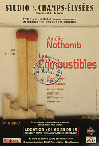 l'affiche originale: Les Combustibles