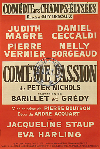l'affiche originale: Comédie passion
