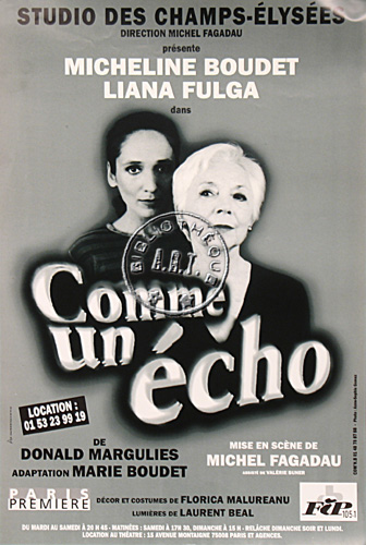 l'affiche originale: Comme un écho *