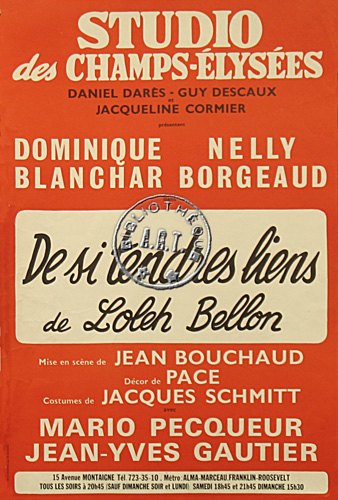 l'affiche originale: De si tendres liens *