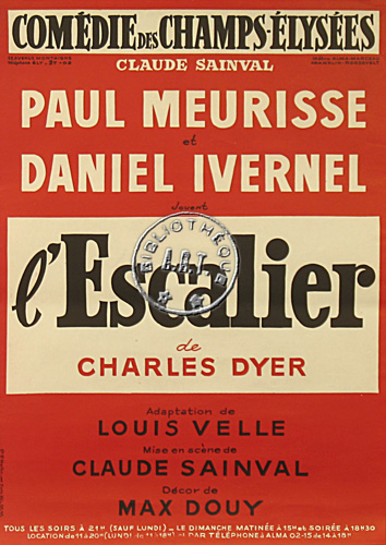l'affiche originale: L'Escalier