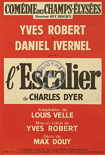 l'affiche originale: L'Escalier