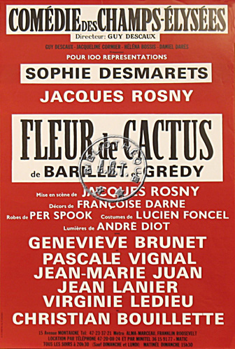 l'affiche originale: Fleur de Cactus
