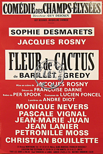 l'affiche originale: Fleur de Cactus