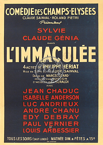 l'affiche originale: L'Immaculée