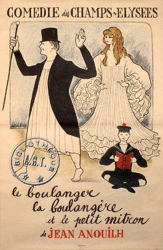 l'affiche originale: Le Boulanger,  la boulangère et le petit mitron