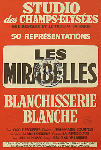 l'affiche originale: Blanchisserie blanche