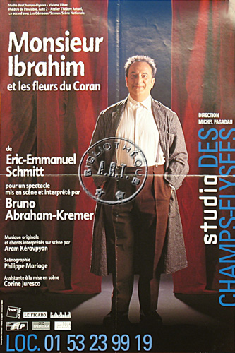 l'affiche originale: Monsieur Ibrahim et les fleurs du Coran