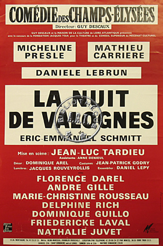 l'affiche originale: La Nuit de Valognes