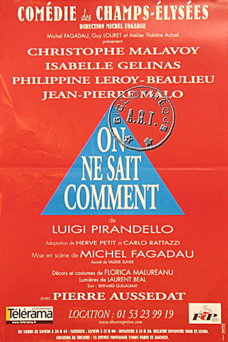 l'affiche originale: On ne sait comment