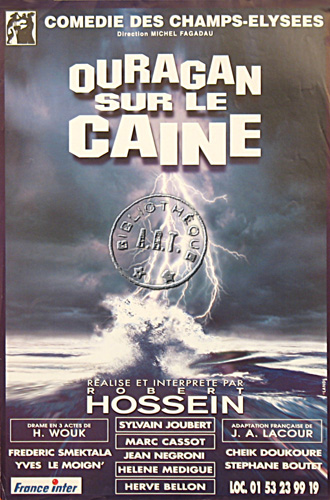 l'affiche originale: Ouragan sur le Caine