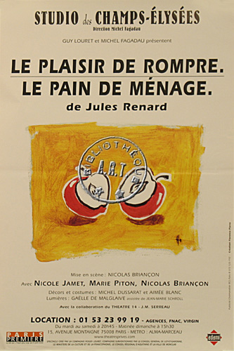 l'affiche originale: Le Plaisir de rompre